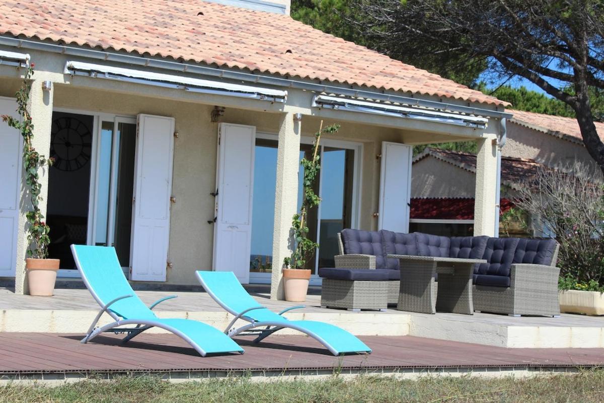 Bord de mer, pieds dans l'eau, vue panoramique Villa San-Nicolao Exterior foto